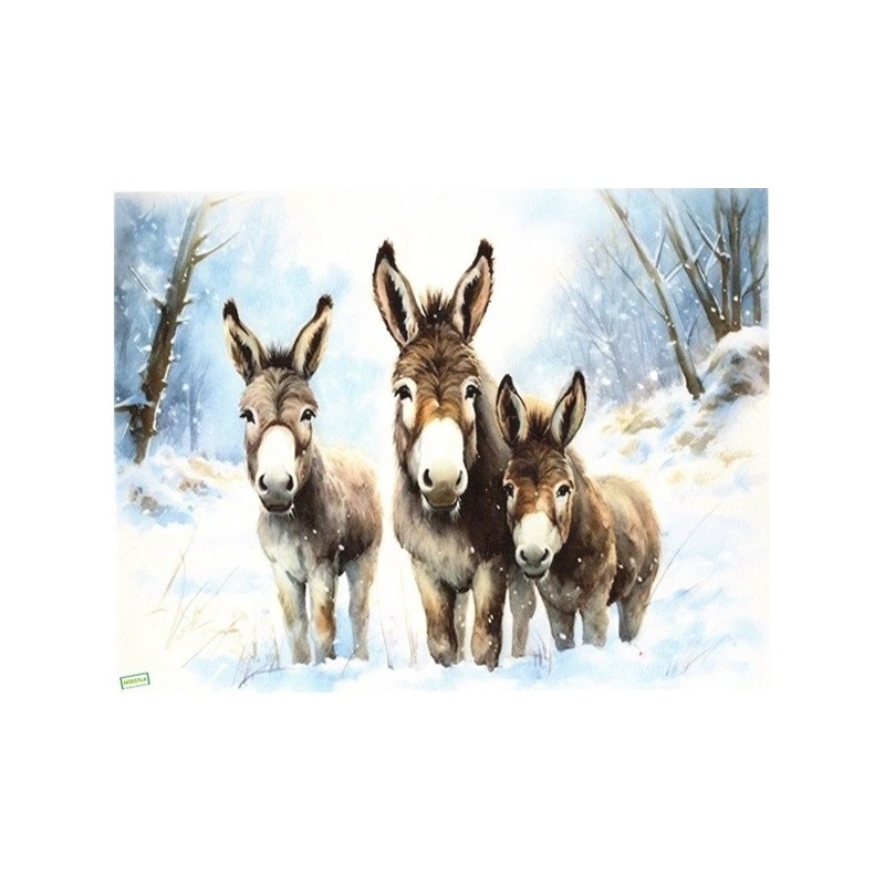 Papier de riz Les Anes-RE4465