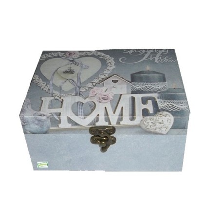 Boite bois Vintage serviettage