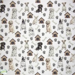 1serviette papier Chiens -2
