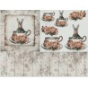 1papier riz Les lapins -R1580
