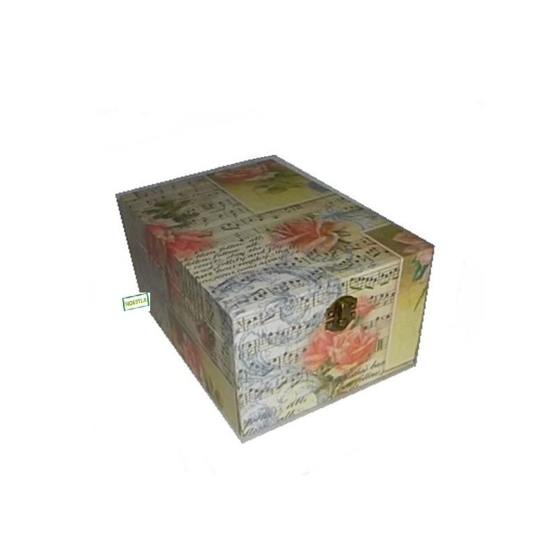 Boite bois Vintage serviettage