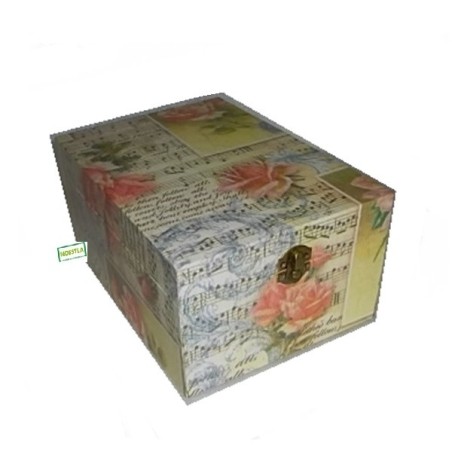 Boite bois Vintage serviettage