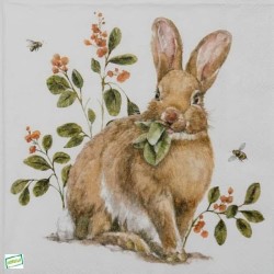 1serviette papier Le Lapin-35