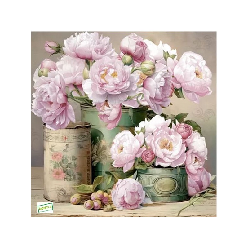 1serviette papier Pivoines-53