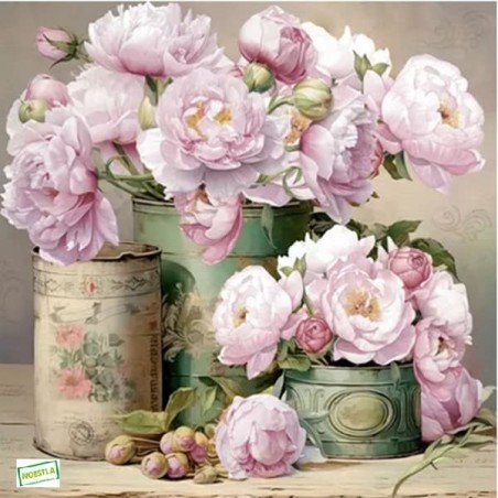 1serviette papier Pivoines-53