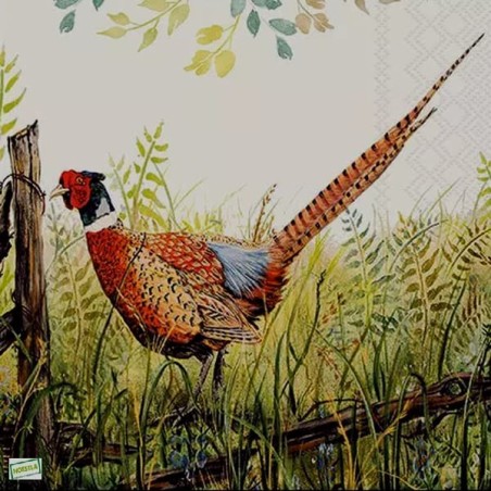 1serviette papier Faisan-66