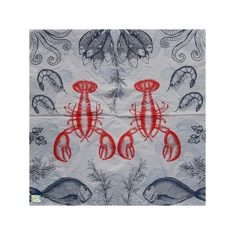 1 serviette papier La Mer-69