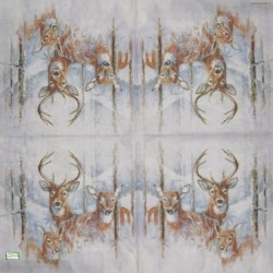 1 serviette Les Cerfs -3