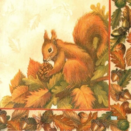 1serviette papier Ecureuil-10
