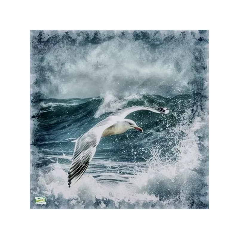 1 serviette papier La Mer -72