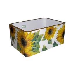 Boîte bois Tournesols serviettage