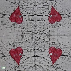 1serviette papier Coeurs-50