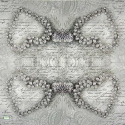 1serviette papier Coeurs-53