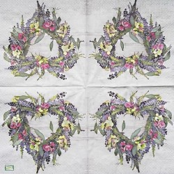 1serviette papier Coeurs-55