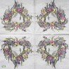 1serviette papier Coeurs-55