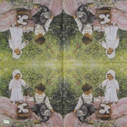 1 serviette papier Enfant -24