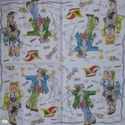 1 serviette papier Clown-40