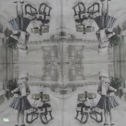 1 serviette papier Enfant -55