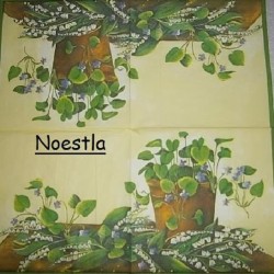 1 serviette Le muguet -19