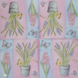 serviette Fleurs Clochettes-28