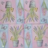 serviette Fleurs Clochettes-28