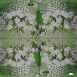 1 serviette Les perce neige-34