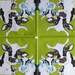 1serviette papier Vaches-36