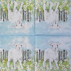 1serviette papier L' agneau-48