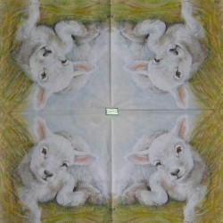 1serviette papier L' agneau-63