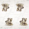 1serviette papier Lapins-77