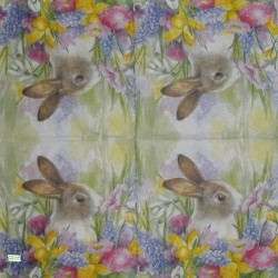 1serviette papier Le Lapin-90