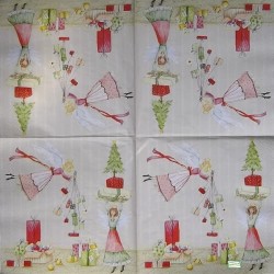 1serviette papier Les Fées-11