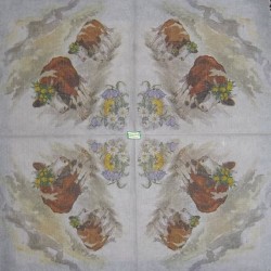 1 serviette Les Vaches -93