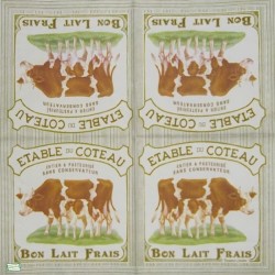 1serviette papier La Vache-121