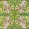 1serviette papier Lapin-124