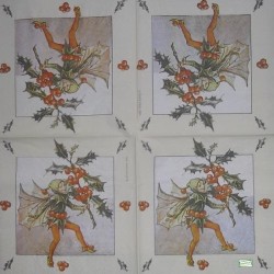 1serviette papier Les Fées-32