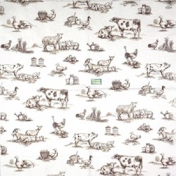 1 serviette Animaux Ferme-25