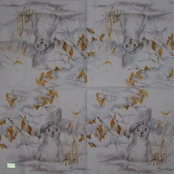 1serviette papier Le Lapin-29