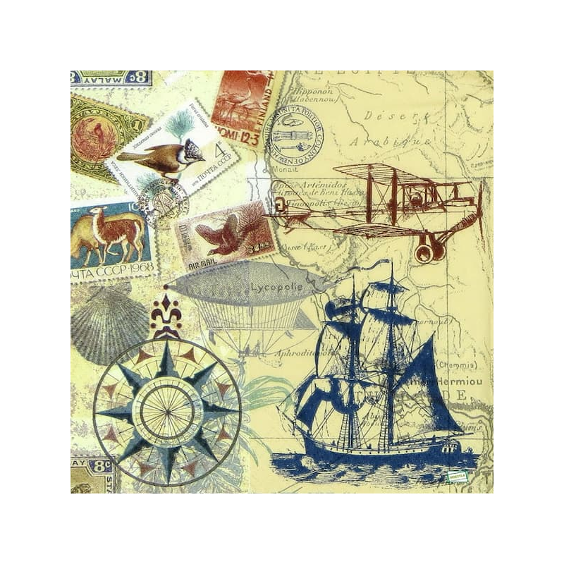 1serviette papier Divers-49