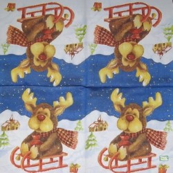 1 serviette papier Noêl - 8