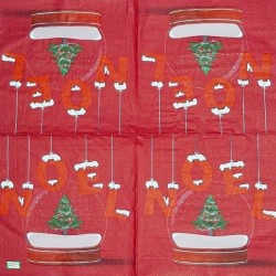 1 serviette papier Noêl - 13