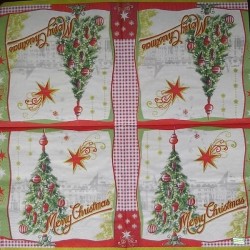1 serviette papier Noêl - 14