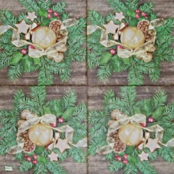 1 serviette papier Noêl - 56