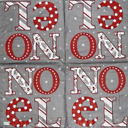 1 serviette papier Noêl - 63