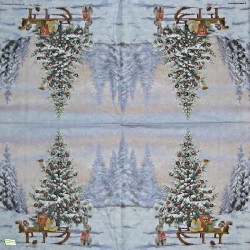 1 serviette papier Noêl - 67