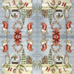 1 serviette papier Noêl - 69