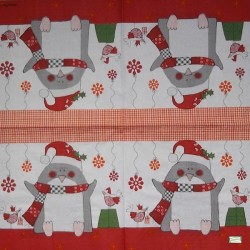 1 serviette papier Noêl - 76