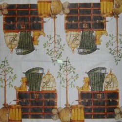 1 serviette papier Ourson -19