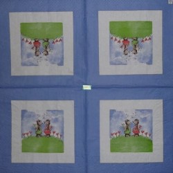 1 serviette papier Ourson -40