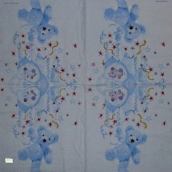 1 serviette papier Ourson -72